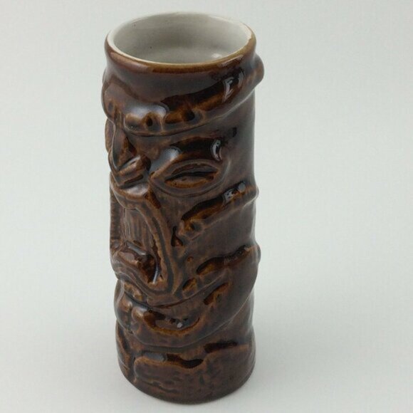 Vintage Stephen Crane Kon Tiki Mug Montreal Restaurant Sheraton Mt Royal Canada - Picture 4 of 12